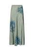 Rabens Saloner skirt carthweel long A-line ocean combo